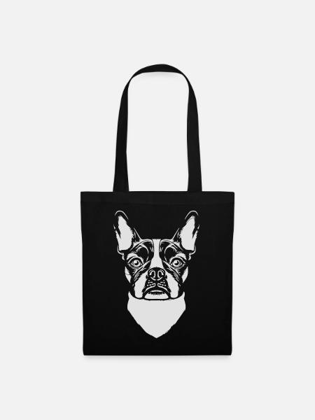 French Bulldog - Stoffbeutel - Schwarz