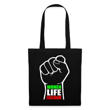 Women life freedom - Sac en tissu - noir - Devant