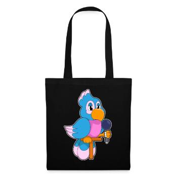 Parrot Singer Microphone Singing - Tote Bag - black - Front