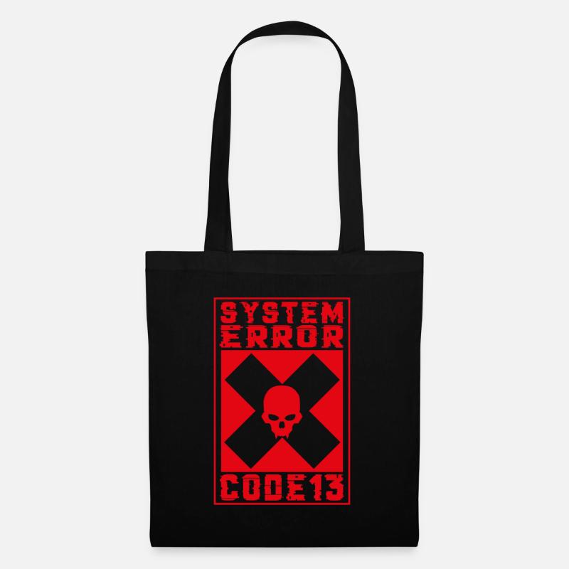 Erreur système - Sac en tissu - noir