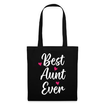 Best Aunt Ever - Tote Bag - black - Front