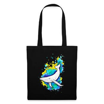 Humpback whale - Tote Bag - black - Front