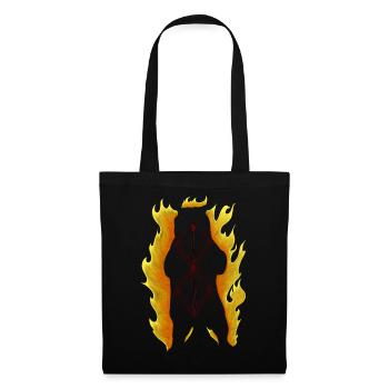 Silhouette Ours Berserker - Sac en tissu - noir - Devant