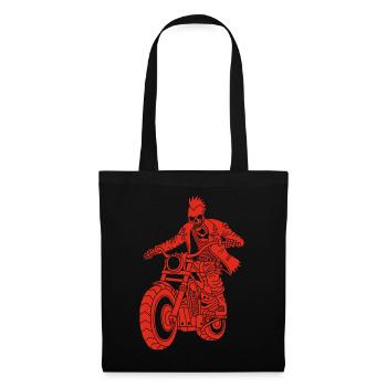 The Red Biker from Hell - Tote Bag - black - Front