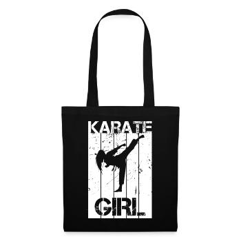 Karate Girl - Tote Bag - black - Front