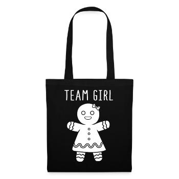 Team Girl Christmas - Tote Bag - black - Front