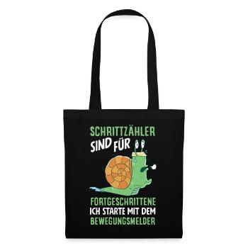 Pedometer? I use the motion detector - Tote Bag - black - Front