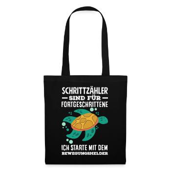 Pedometer? I use the motion detector - Tote Bag - black - Front