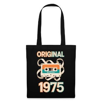 Octobre 1975 Legend Vintage Cassette Cadeau - Sac en tissu - noir - Devant