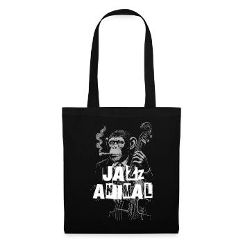 Singe Jazz Bass Animal - Sac en tissu - noir - Devant