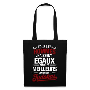 All men are born equal, but the best - Tote Bag - black - Front