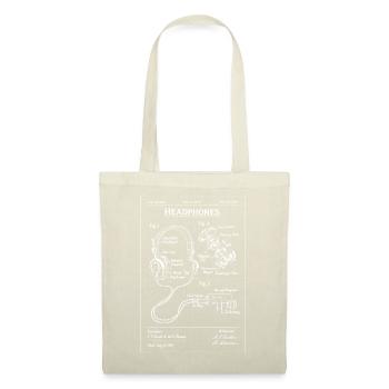 Headphones Patent Blueprint - Tote Bag - nature - Front