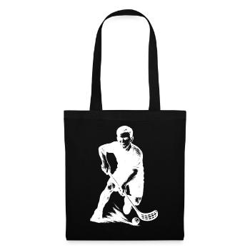 Floorball Love Look clair pour floorball - Sac en tissu - noir - Devant