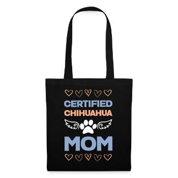 Chihuahua Mom Certified Wings - Tote Bag - black - Front