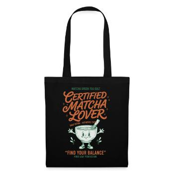 Certified Matcha Lover Green Tea Matcha Latte - Tote Bag - black - Front