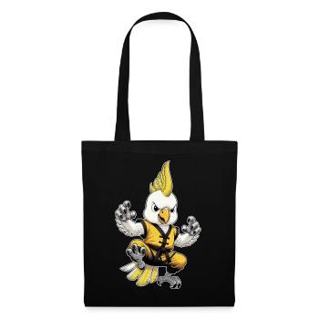 Kung-Fu Cacatoès - Sac en tissu - noir - Devant