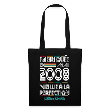 18 Year Anniversary - Made in May 2008 - Tote Bag - black - Front