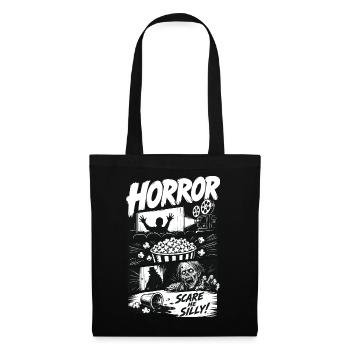 Horror Popcorn Comic Style - Tote Bag - black - Front