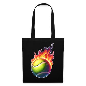 Tennis - Sac en tissu - noir - Devant