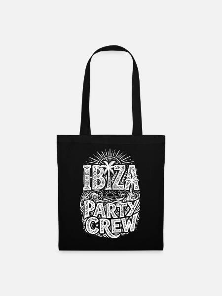 Ibiza Party Crew - Stoffbeutel - Schwarz