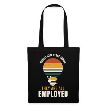 Beekeeping Nobody Here Needs Saving Employed Beeke - Tote Bag - black - Front