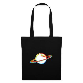 Planet - Stoffbeutel - Schwarz - Vorne