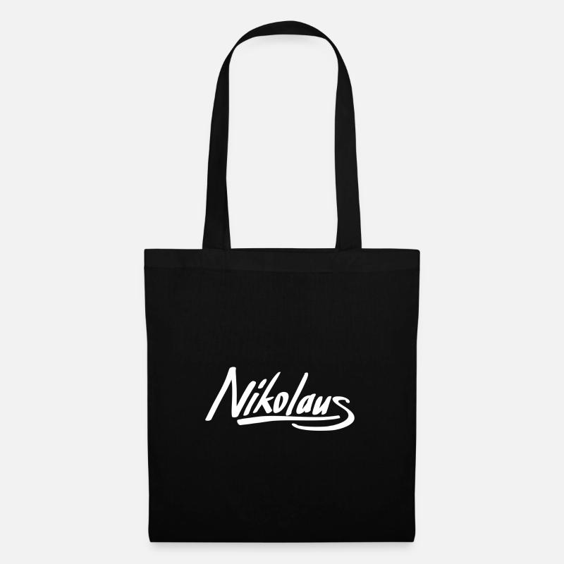 Nikolaus - Stoffbeutel - Schwarz