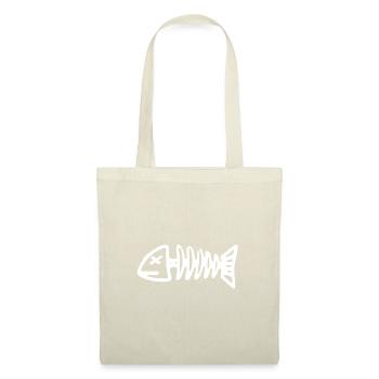 Squelette de poisson | Style de vie, images amusantes - Sac en tissu - nature - Devant