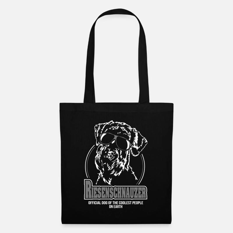 RIESENSCHNAUZER coolest people Wilsigns Geschenke - Stoffbeutel - Schwarz