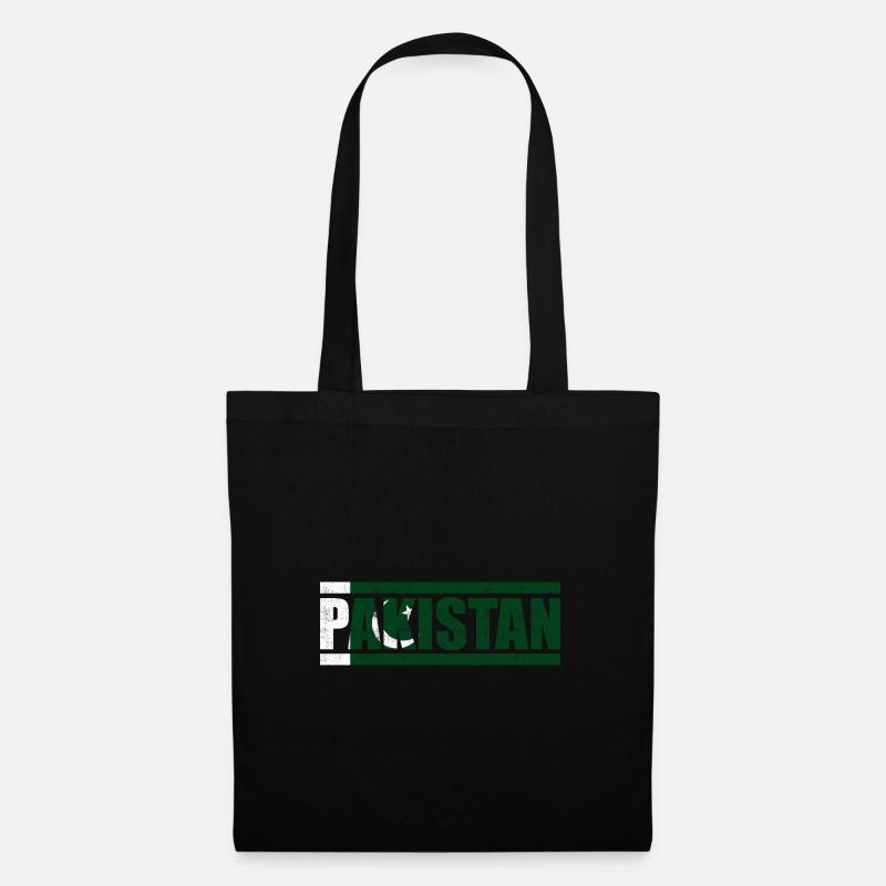 Pakistan - Tote Bag - black