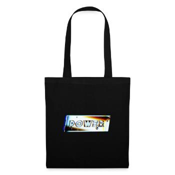 Power - Sac en tissu - noir - Devant
