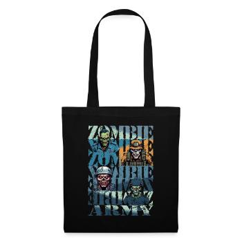 Armée de zombies - Sac en tissu - noir - Devant