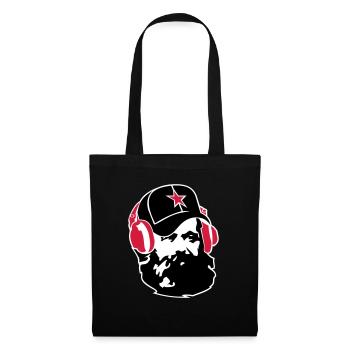 marx_star_ot_2color_bg - Tote Bag - black - Front
