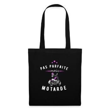 Not Perfect But Biker - Tote Bag - black - Front