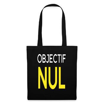 Les nuls Objectif Nul - Sac en tissu - noir - Devant