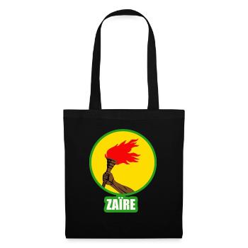 zaïre ancien RD Congo - Sac en tissu - noir - Devant