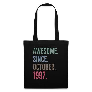 Awesome Since October 1997 - Tote Bag - black - Front