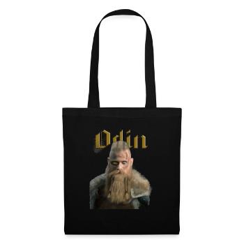 Junger Odin-Allvater - Stoffbeutel - Schwarz - Vorne