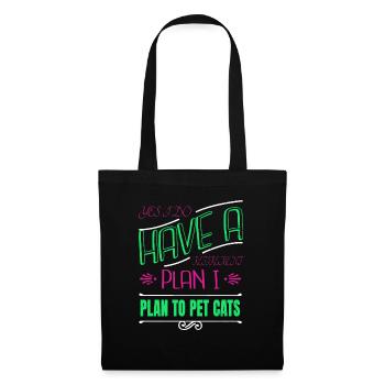AWW Awesome Cat Flag Tshirts Jokes Anti - Tote Bag - black - Front