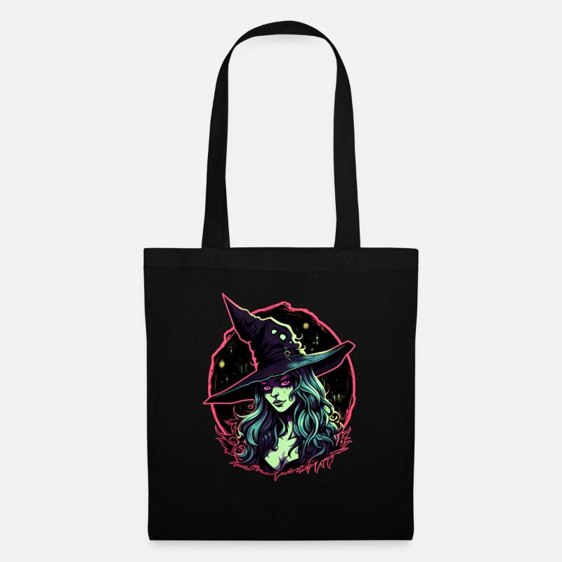 Hexe 12 - Stoffbeutel - Schwarz