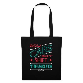 dictons drôles de mécanicien automobile t-shirt cadeau - Sac en tissu - noir - Devant