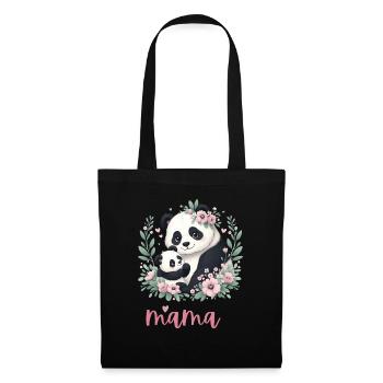 Panda Lover I Mama Panda And Cub Mother's Day - Tote Bag - black - Front