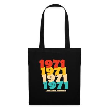 1971 : Edition Limitée - 53e anniversaire - Sac en tissu - noir - Devant