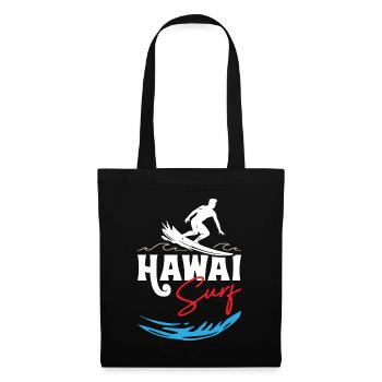 Hawai Surfing - Stoffbeutel - Schwarz - Vorne
