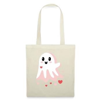 Mignon Amour Fantôme - Sac en tissu - nature - Devant
