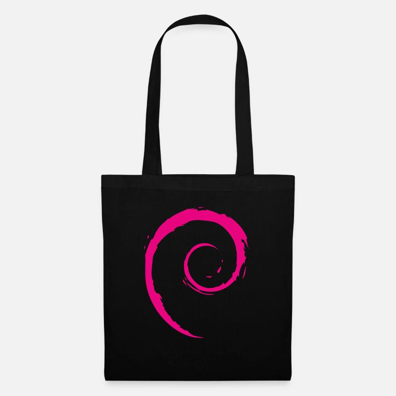 Debian Logo - Stoffbeutel - Schwarz