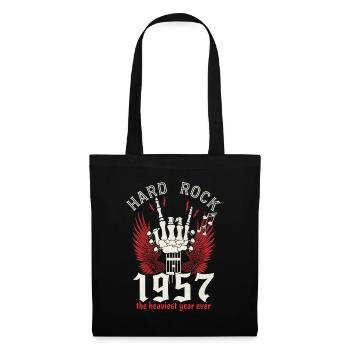 Musicien Hard Rock 1957 65 Ans Anniversaire - Sac en tissu - noir - Devant