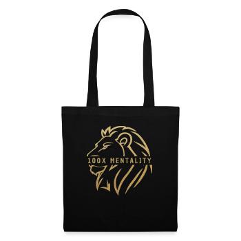 100x Mentalité par Alex Sisti - Sac en tissu - noir - Devant