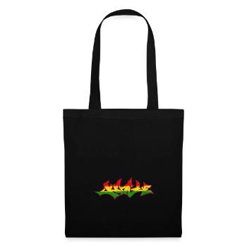 Jungle Graffiti Junglist Drum'n'bass DnB D'n'b - Stoffbeutel - Schwarz - Vorne