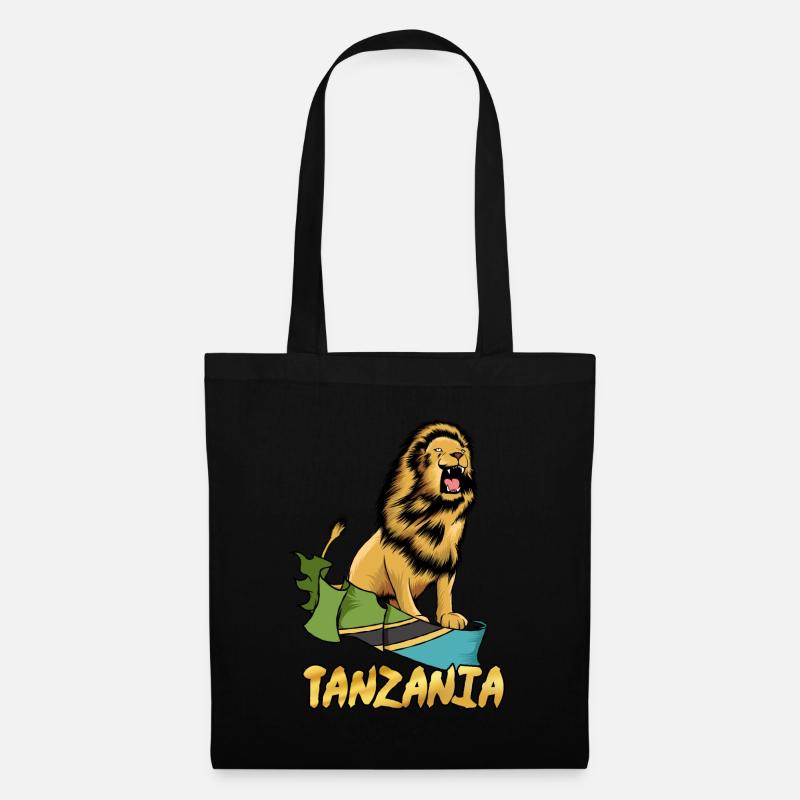 Tansania - Stoffbeutel - Schwarz